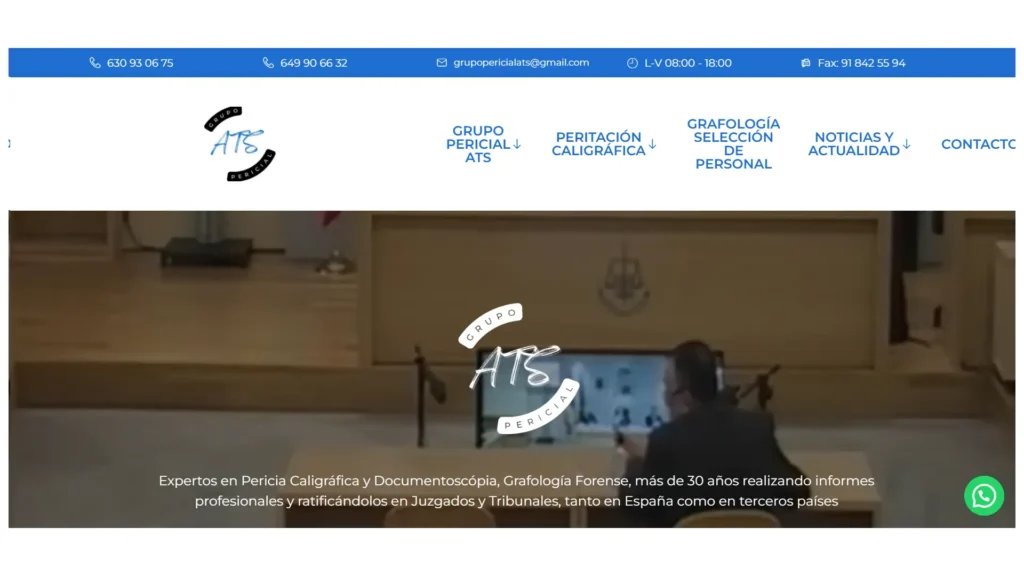 diseño web grupopericial