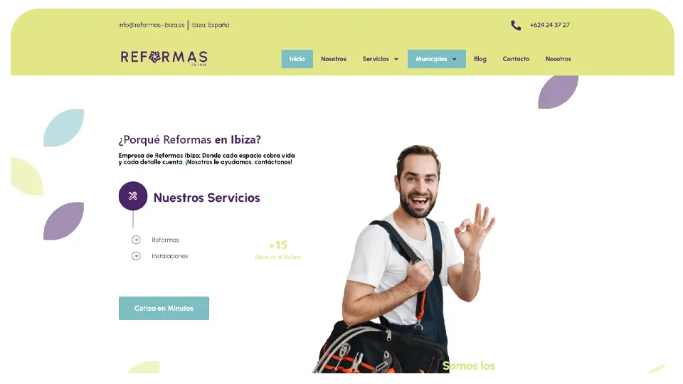 Pagina Reformas Drupal Getafe