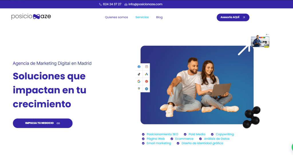 posicionaze web